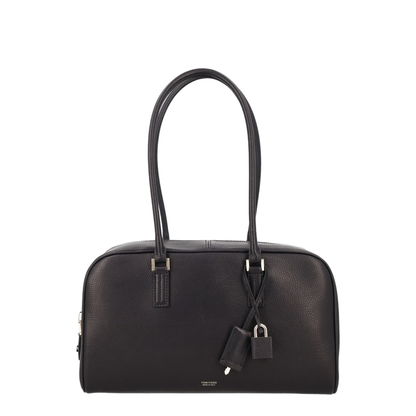Stryke Small Soft Grain Leather Zipped Shoulder Bag - Caramel - Image 1