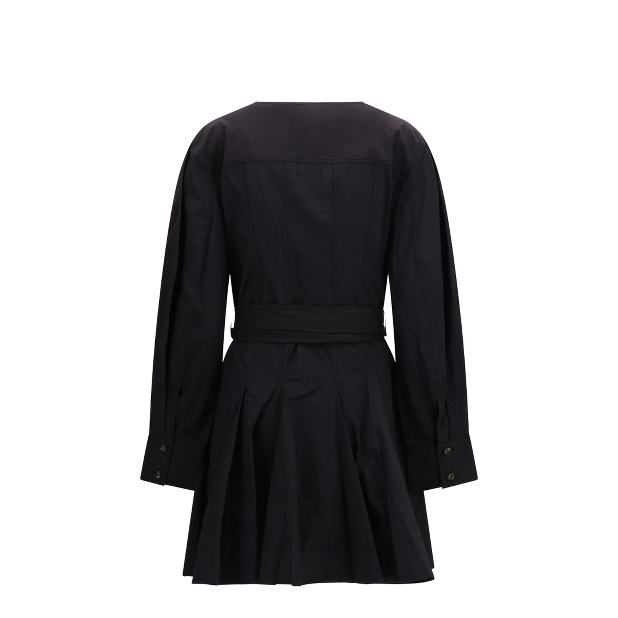 Short Shirt Dress with Belt - Image 2