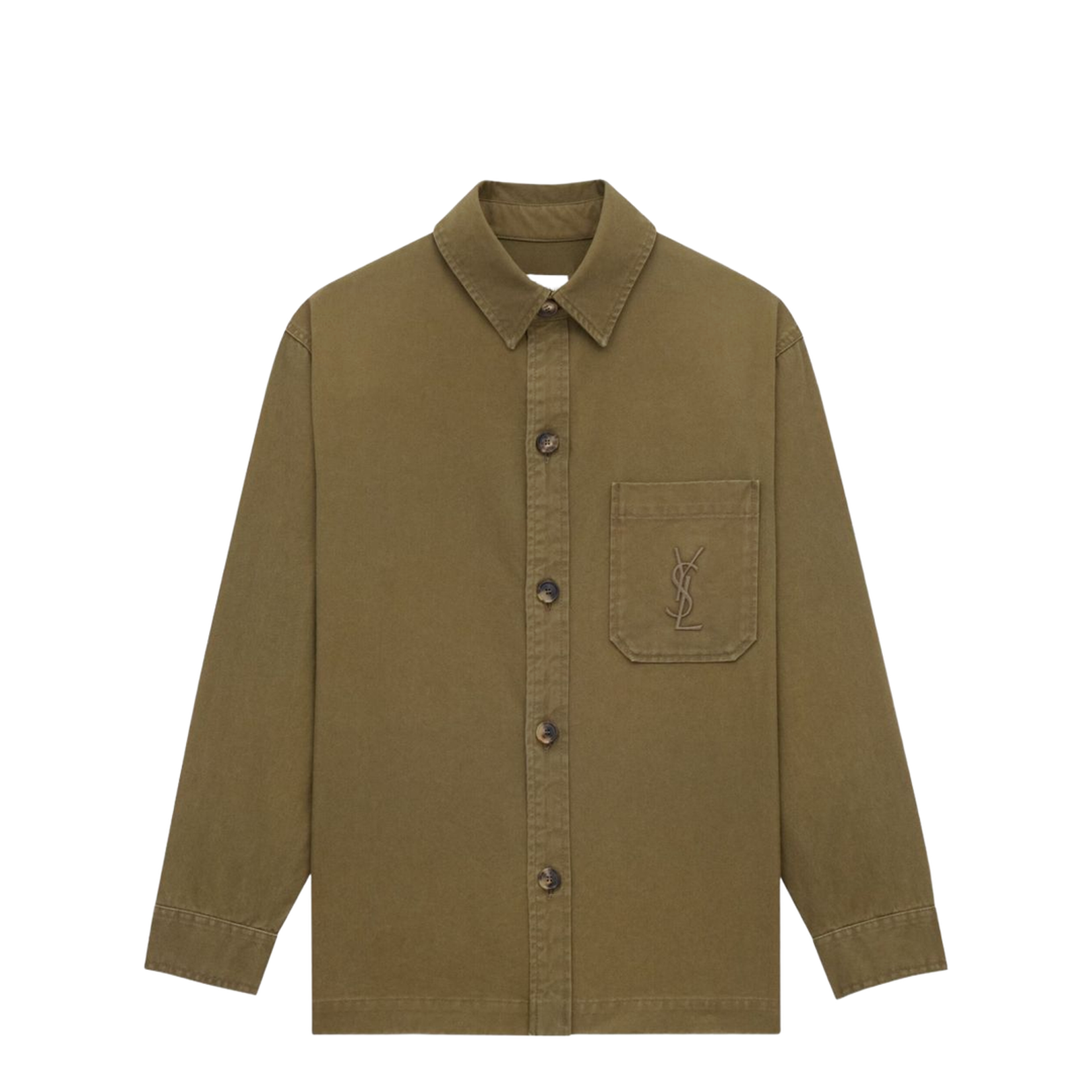 CASSANDRE Overshirt in Cotton Linen Gabardine - Image 1