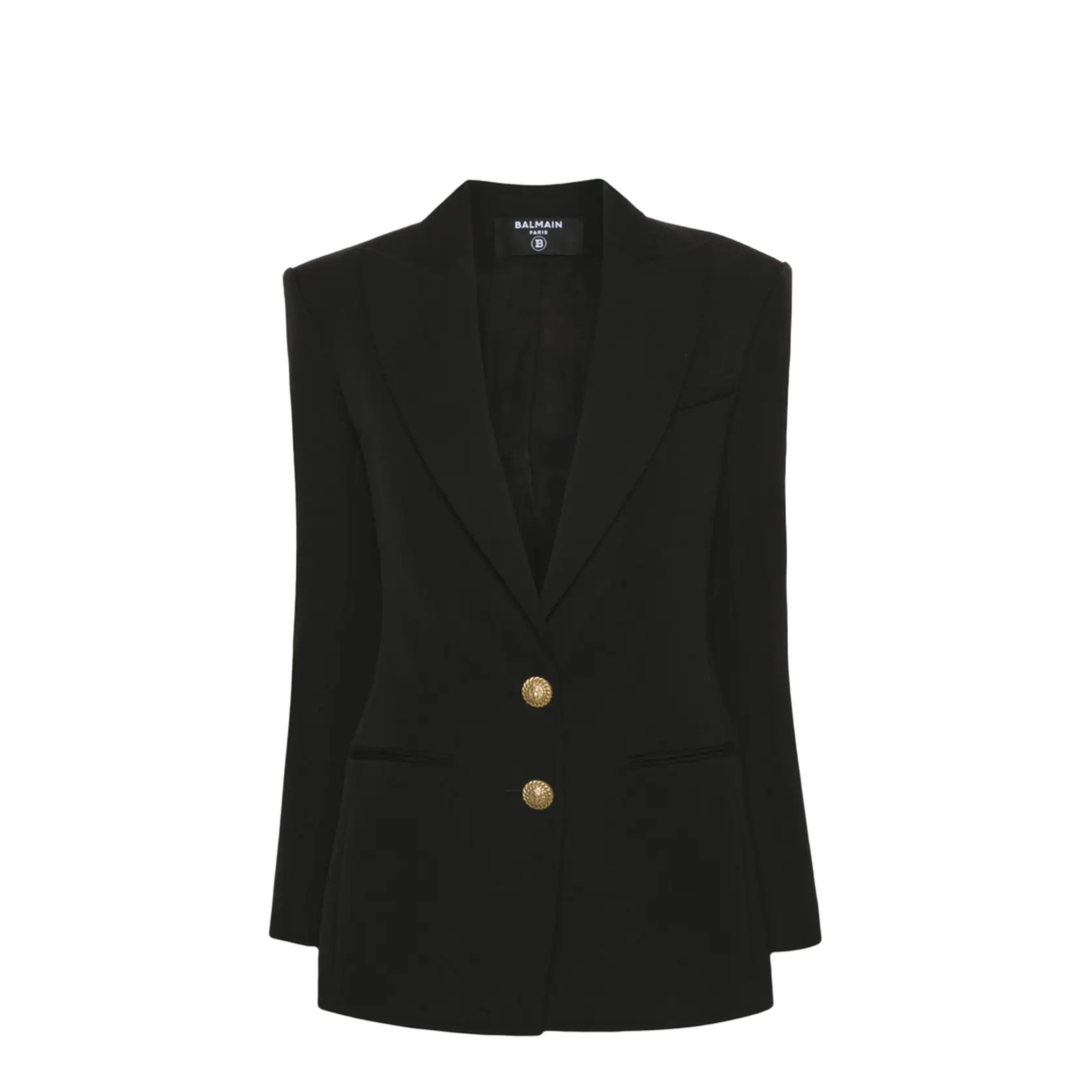 Black Single-Breasted Blazer - Image 1