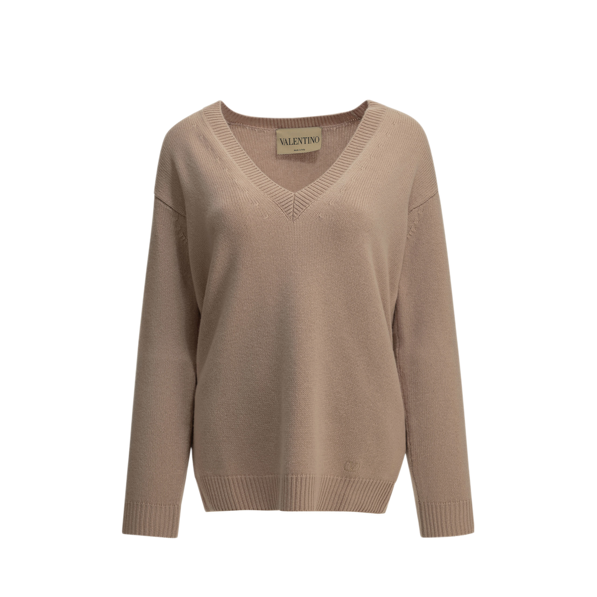 V Neck Cashmere Sweater - Image 1