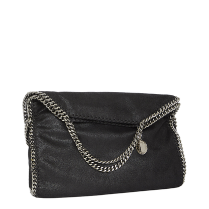 Falabella Fold-Over Shaggy Deer Tote Bag - Black - Image 2