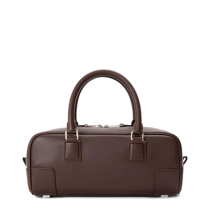 Amazona 23 Cropped Leather Shoulder Bag - Brown - Image 2