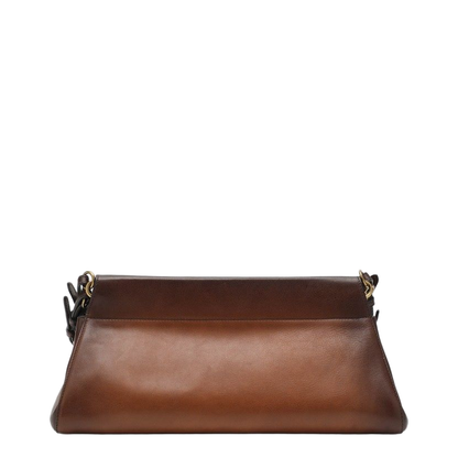 Enchaîné Medium Leather Bag Brown - Image 2