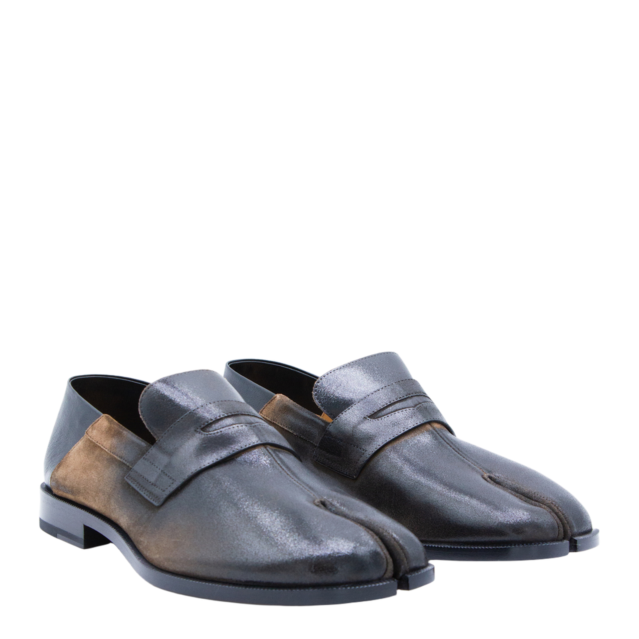 Tabi City loafers in suede with laminated treatment - Image 4