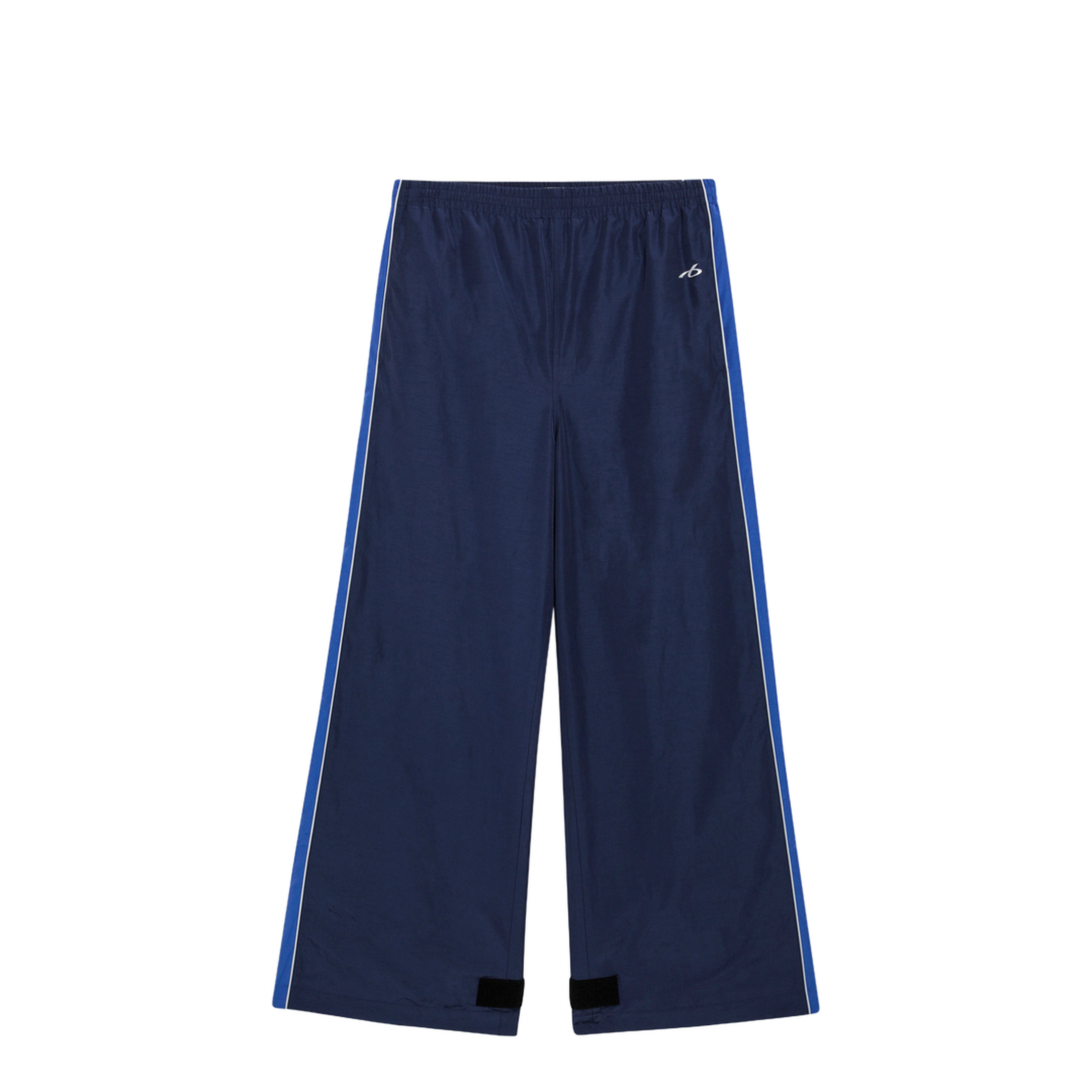 Techwear Jogger Pants in Navy Blue Cotton Blend - Image 1