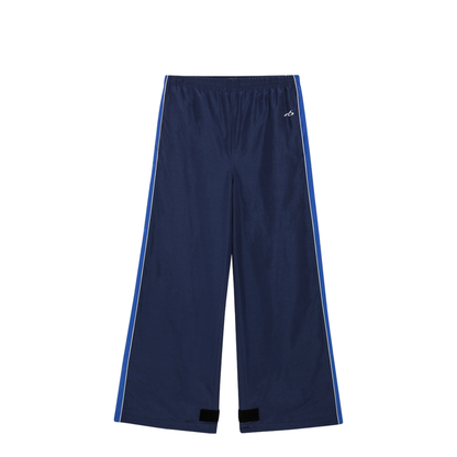 Techwear Jogger Pants in Navy Blue Cotton Blend - Image 1