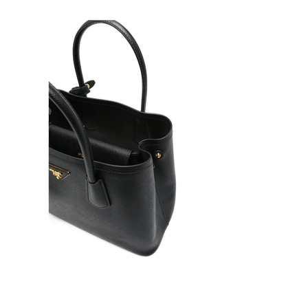 Medium Double Saffiano Leather Bag - Image 5