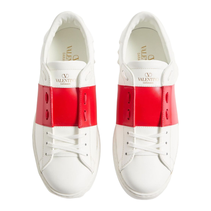 Open Leather Sneakers - Image 3