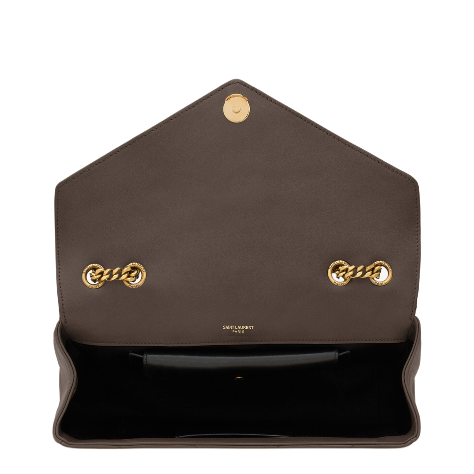 Loulou Medium MATELASSÉ Shoulder Bag Grey - Image 5