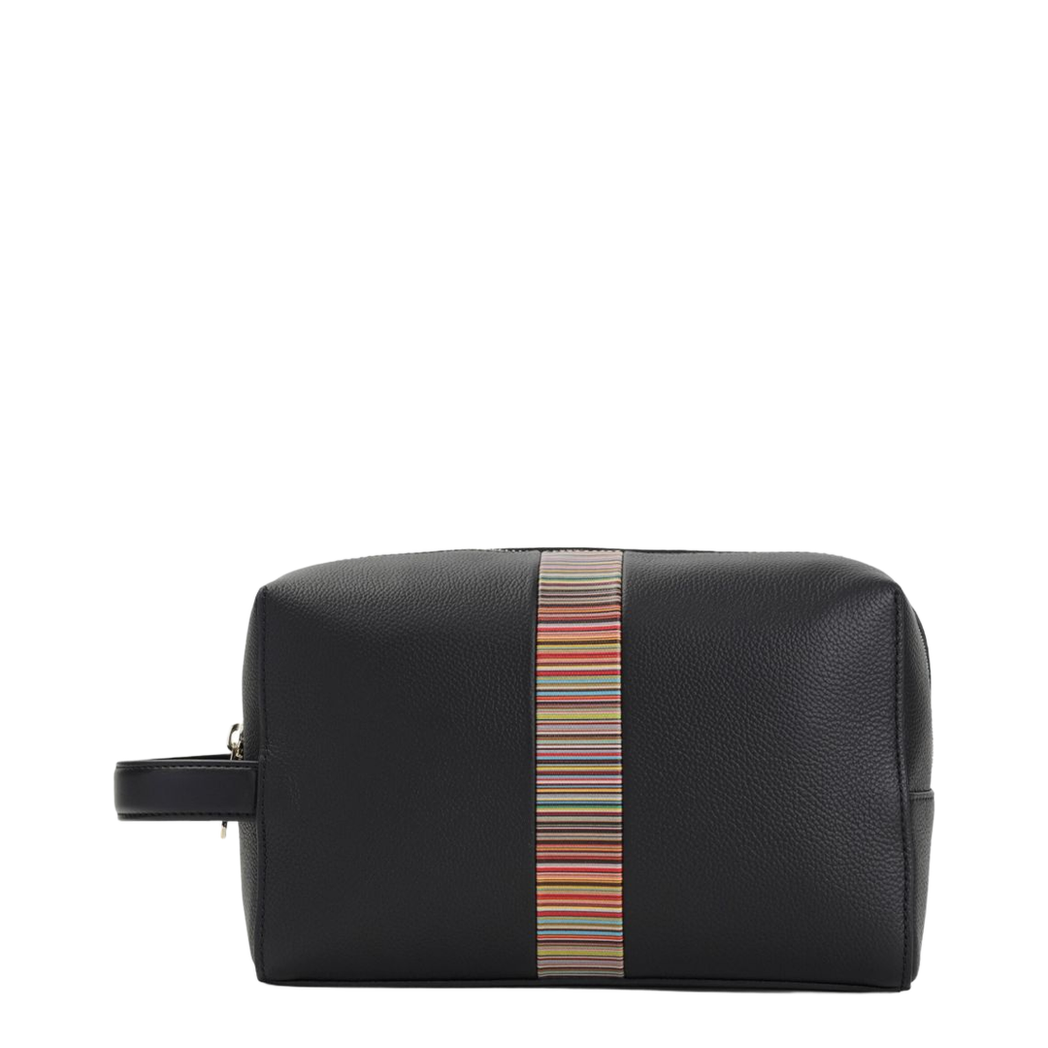 Signature Stripe Leather Beauty Case - Image 1