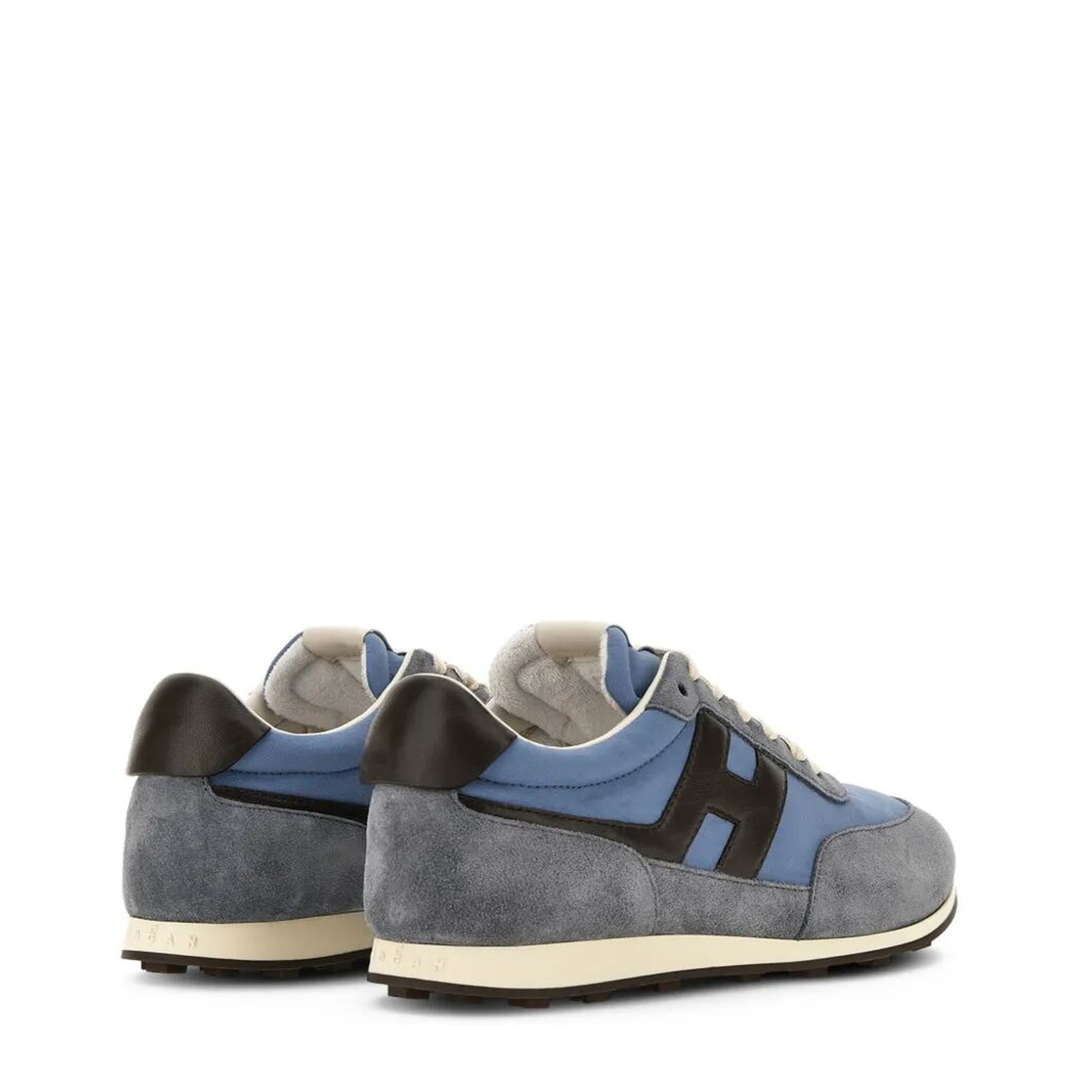 Athletic Suede and Fabric Sneakers - Image 3