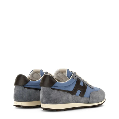 Athletic Suede and Fabric Sneakers - Image 3
