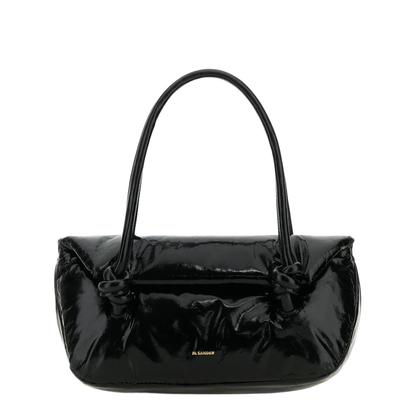 Knot Small Black Shoulder Bag - Image 1