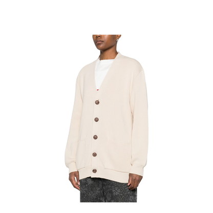 Cotton V-Necked Cardigan - Image 2