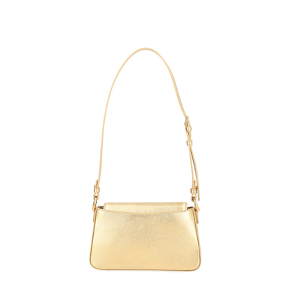 Laminated Calfskin Phone Bag - Gold - Image 3