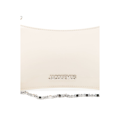 Bisou Chaîne Small Calfskin Shoulder Bag - Light Ivory - Image 5