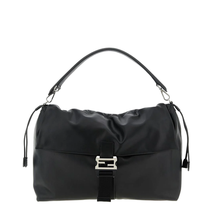 Flux Maxi Messenger Leather Black - Image 1
