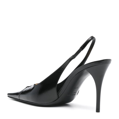 Slingback Pumps in Smooth Leather - Image 4