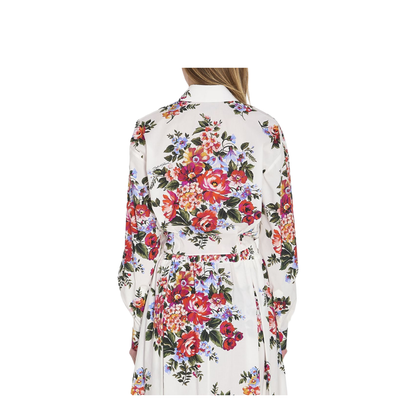 Floral Print Crop Shirt - Image 2