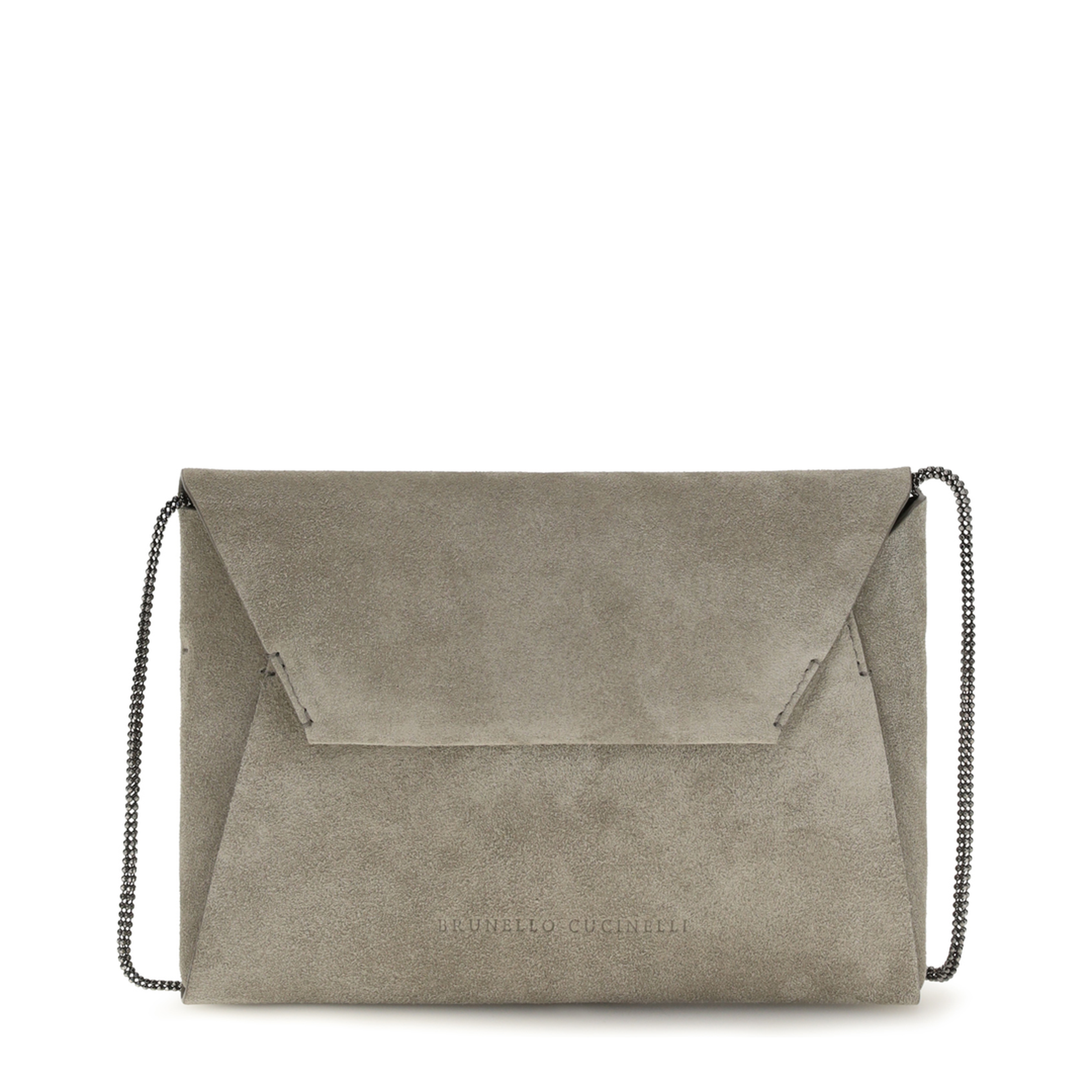 Duo Suede Clutch Bag - Image 1