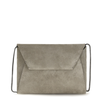 Duo Suede Clutch Bag - Image 1