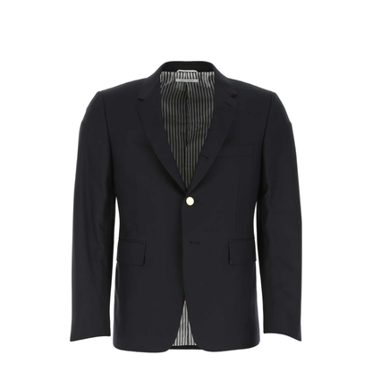 Wool Single-Breasted Blazer - Image 1