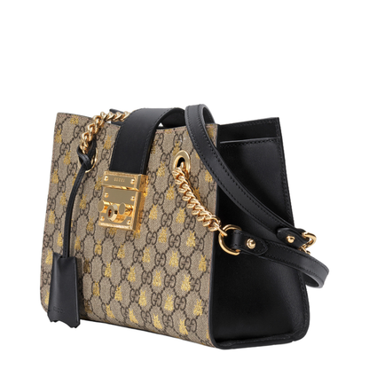 Padlock Small GG Shoulder Bag Beige - Image 3