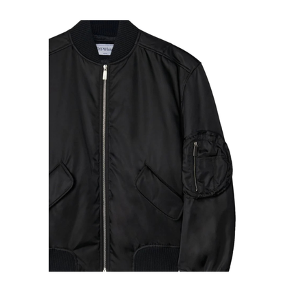 Nylon Bomber Jacket - Image 2