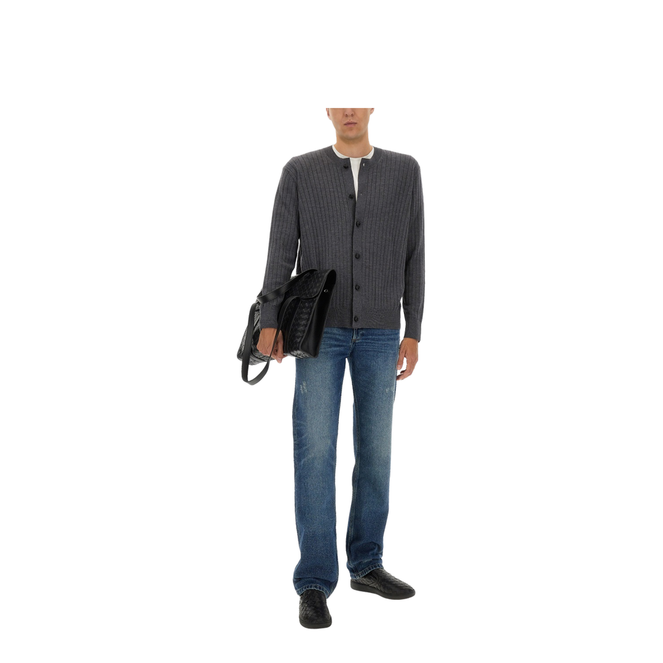 Ribbed Wool Cardigan - Image 2