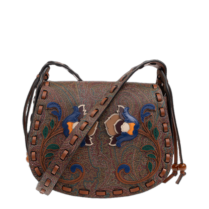 Drya Crossbody Bag with Floral Embroidery - Image 1