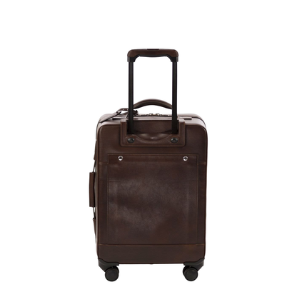 Burnished Calfskin Suitcase in Burgundy - Image 2