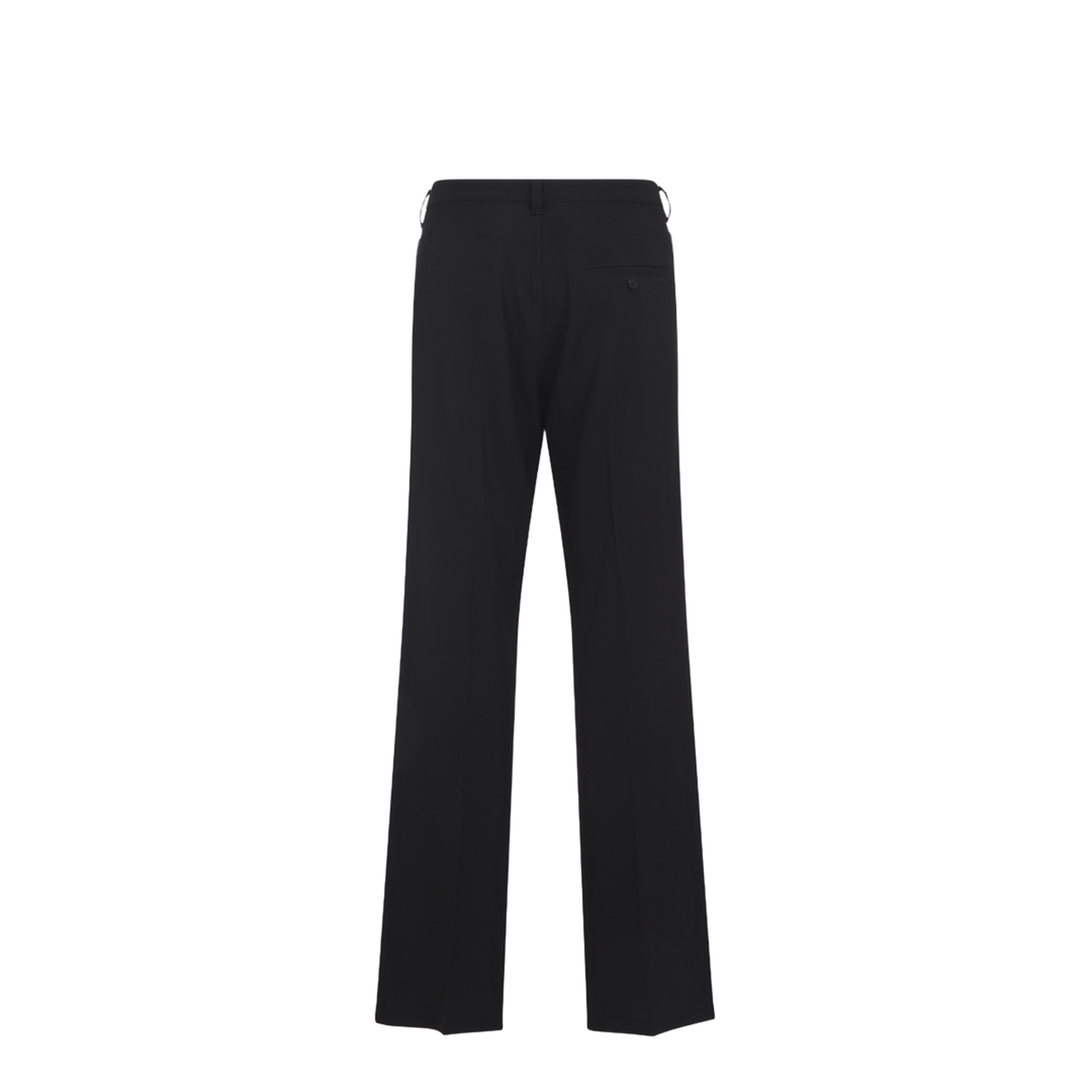 Black Straight Tailored Pants - Image 3