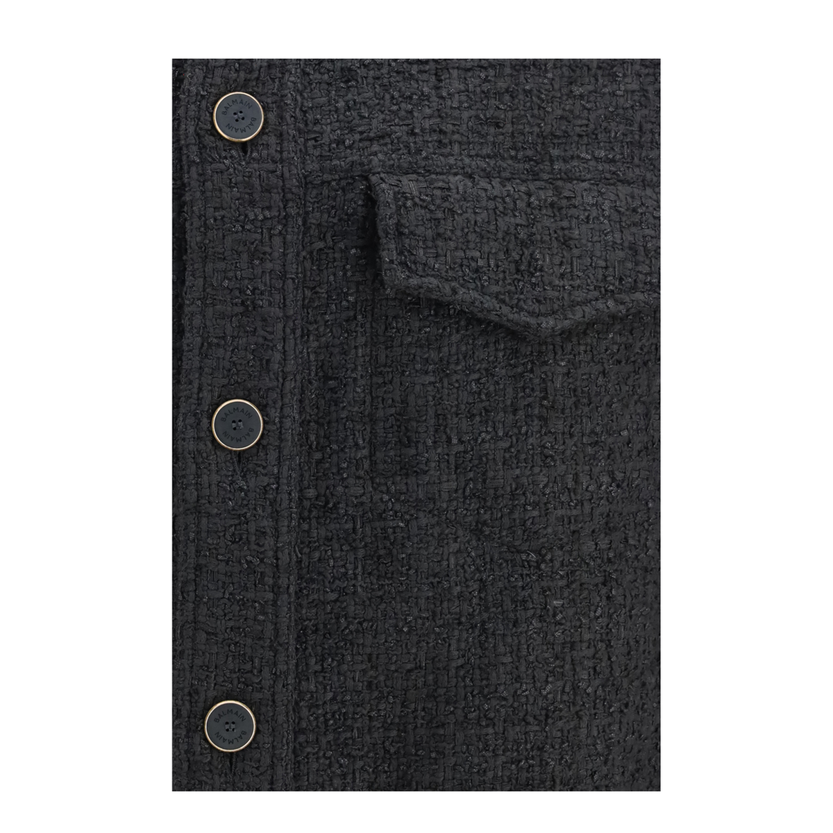 Tweed Buttoned Jacket - Image 3