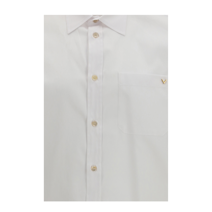 Light Cotton Oxford Shirt with VGold - Image 3