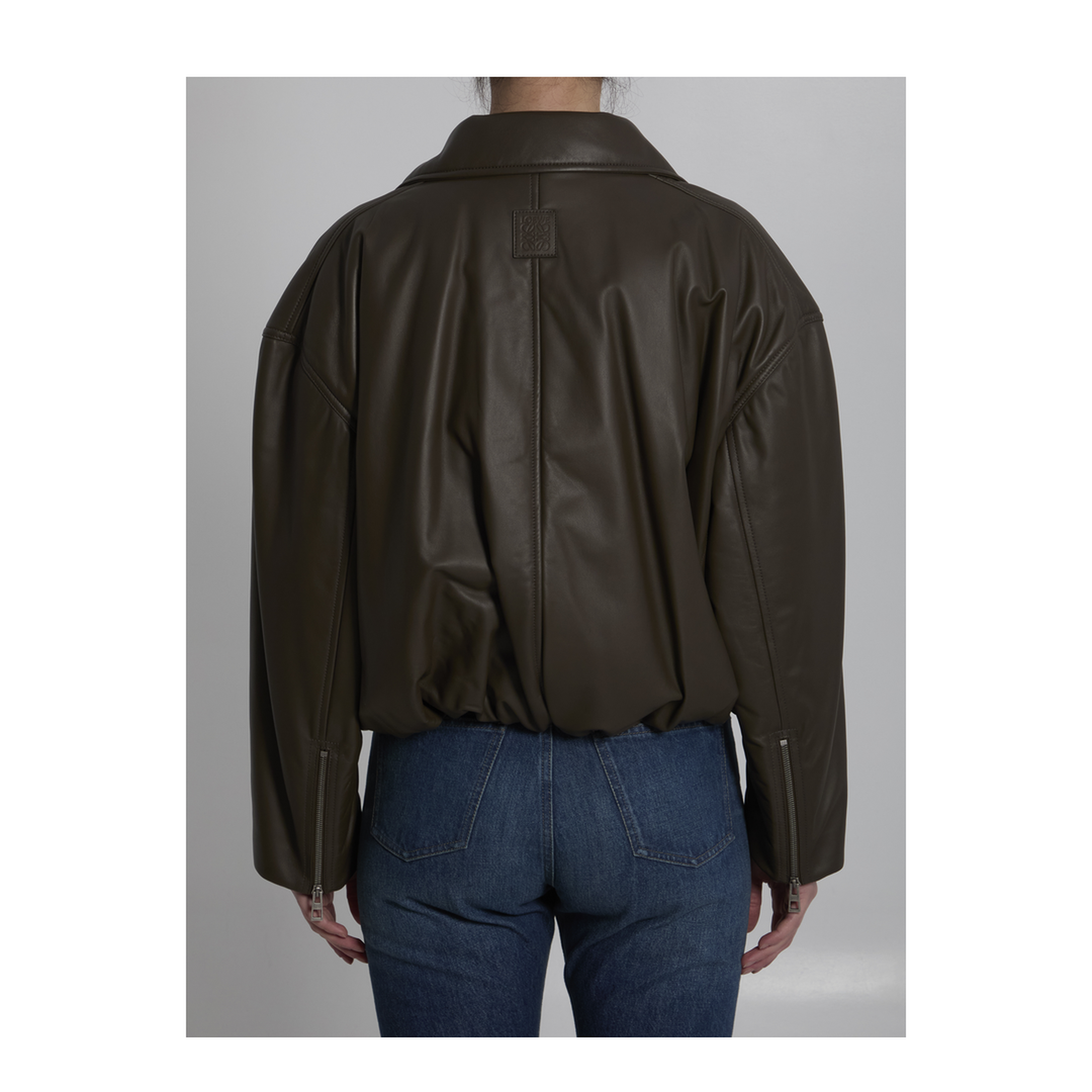 Lamb Nappa Biker Jacket - Image 4