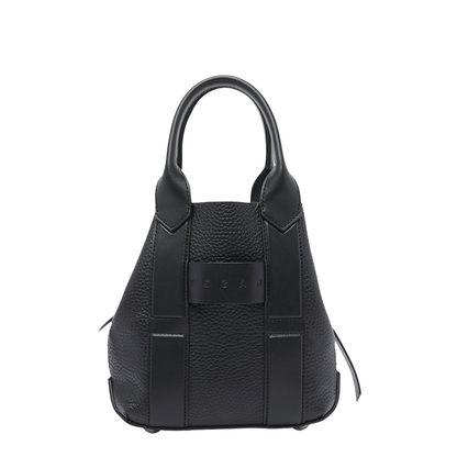 Script Shopping Bag Small Black - Image 1