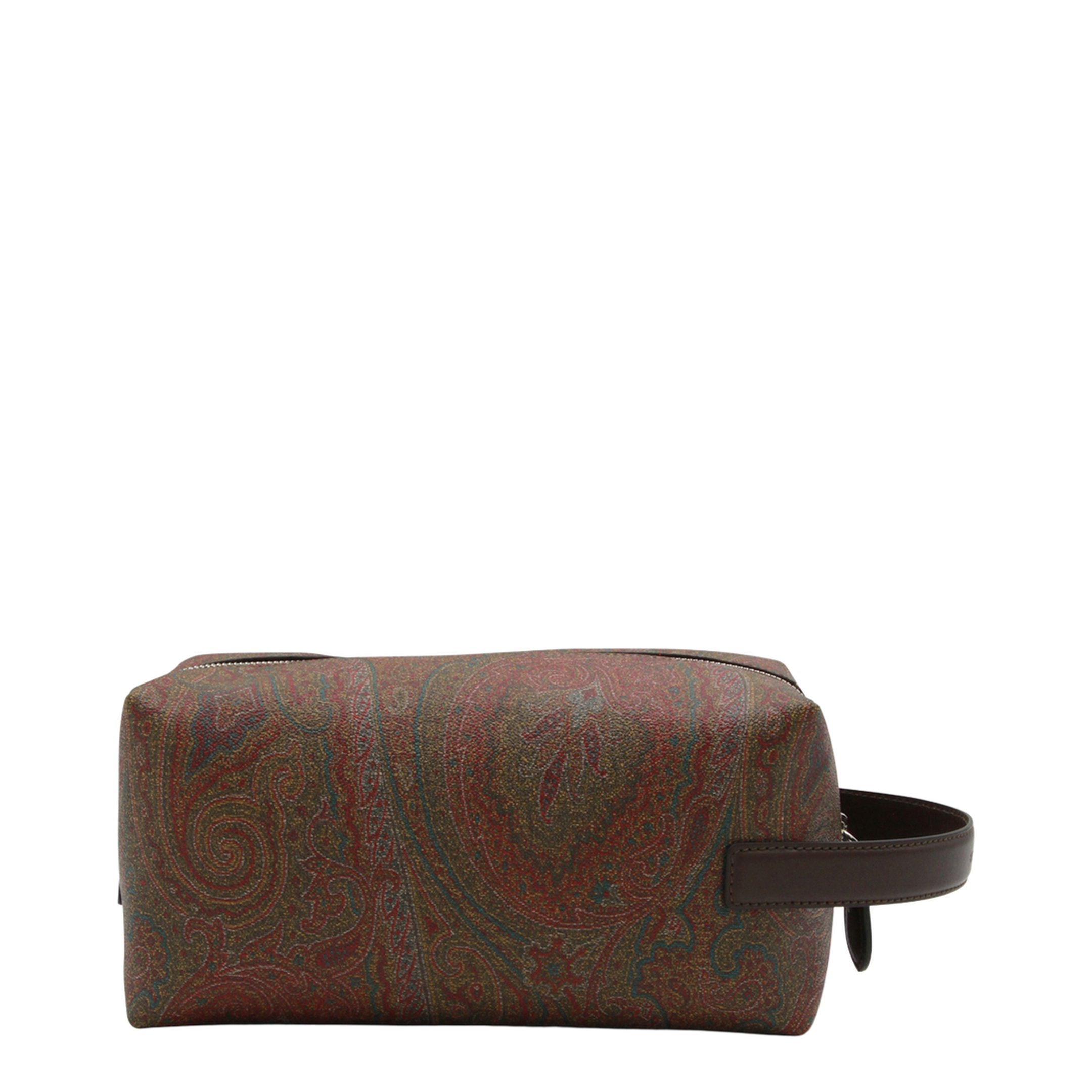 Arnica Medium Paisley Jacquard Pouch - Brown - Image 6