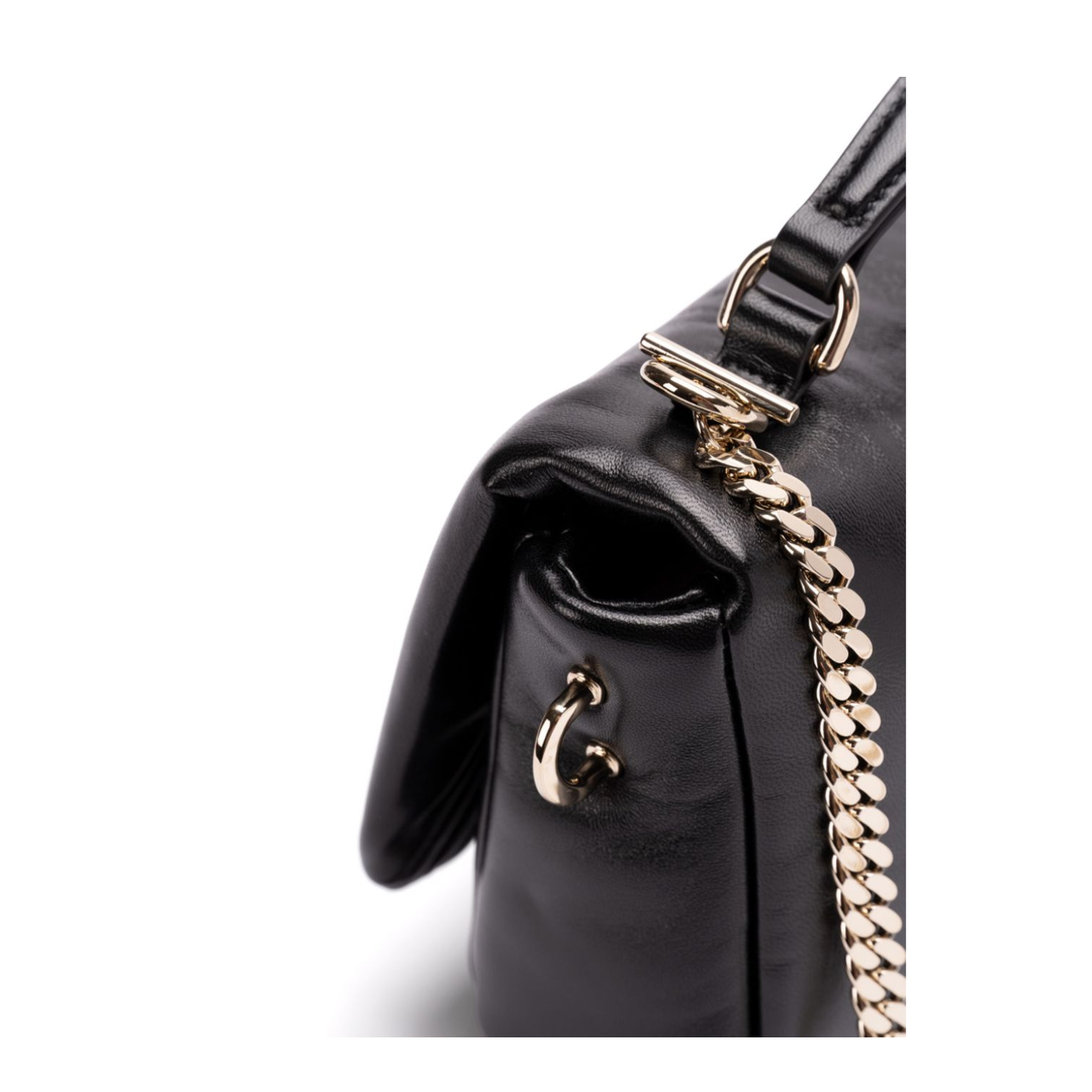 Go Small Leather Shoulder Bag - Black - Image 3