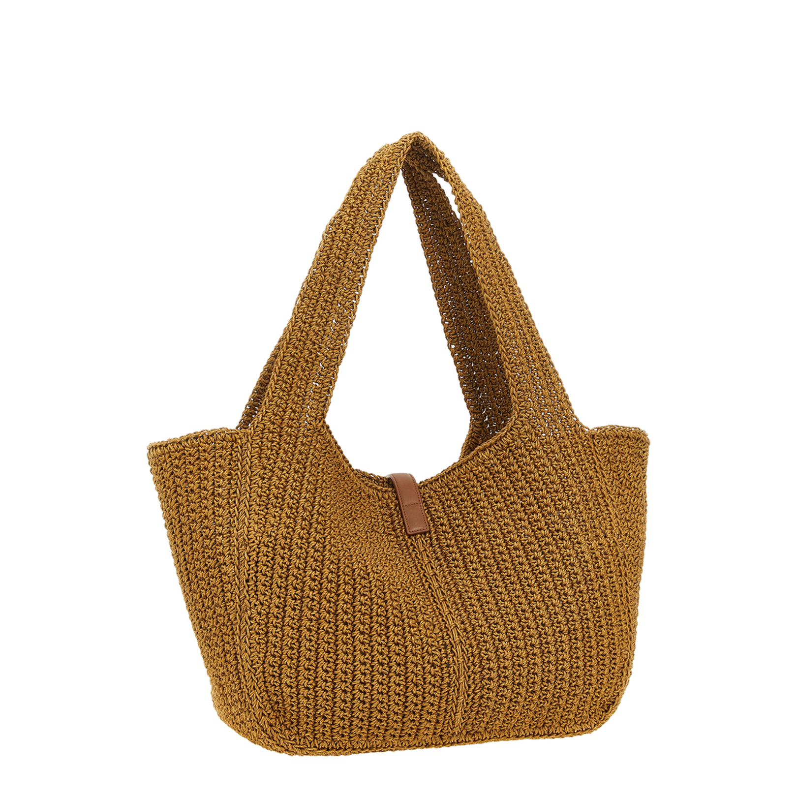 Le 5 à 7 Cord and Leather Tote Bags - Brown - Image 2