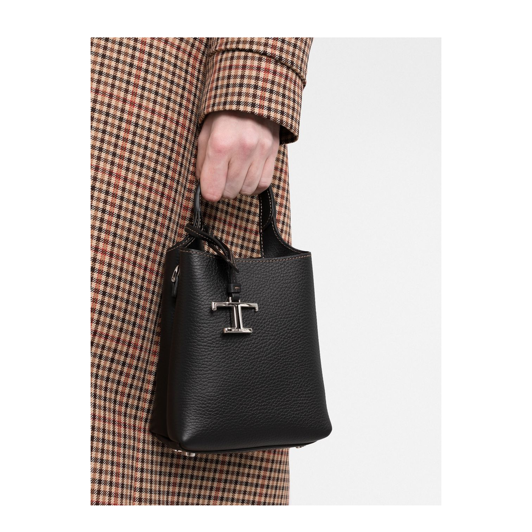 Calfskin Micro Bag - Black - Image 3