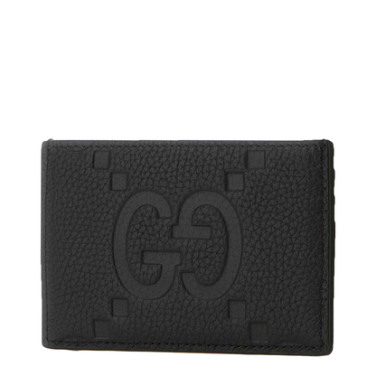Maxi GG Card Holder Leather Black - Image 2