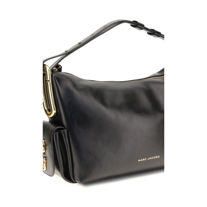 Scene Large Calf Leather Shoulder Bag - Cloud White - Image 4