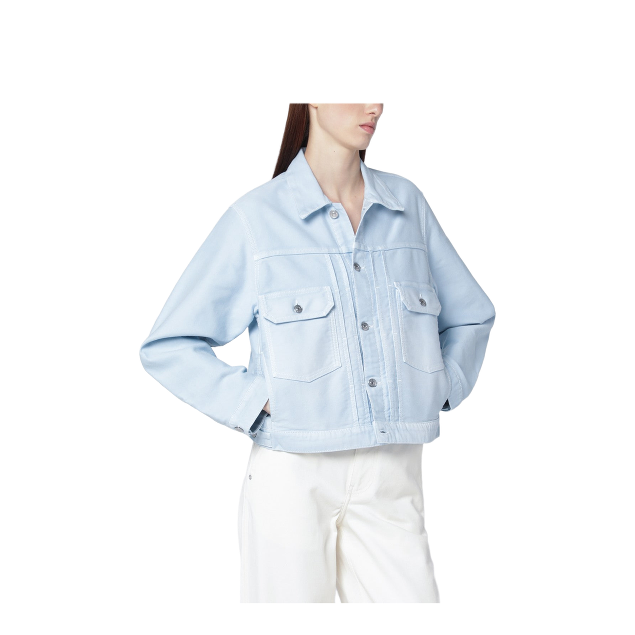 Light Blue Denim Jacket - Image 1