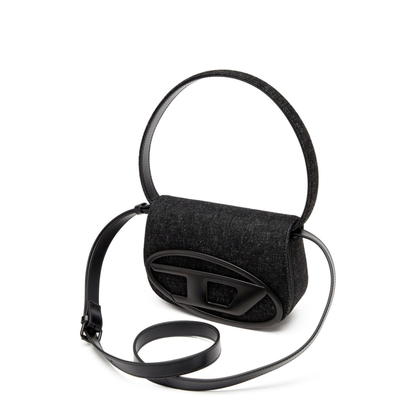1DR Canvas Shoulder Bag - Black - Image 2
