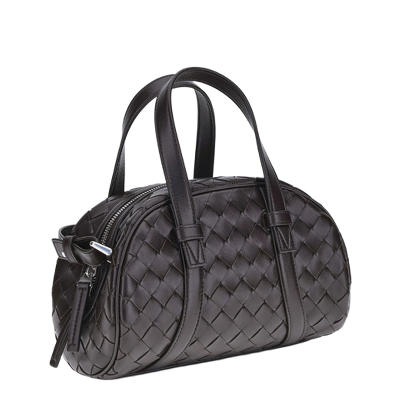 Shoulder Bag with Woven Design - Image 2