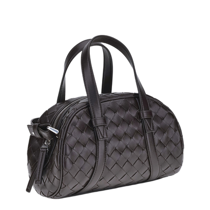 Shoulder Bag with Woven Design - Image 2