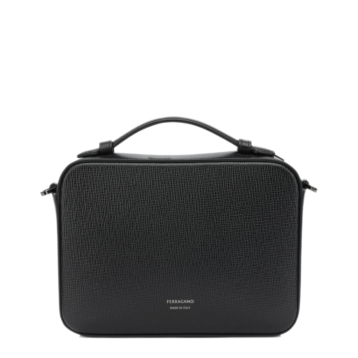 Gancini Calfskin Crossbody Bags - Black - Image 3
