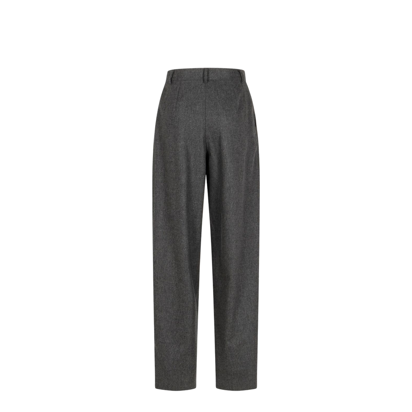 Wool Checked Trousers - Image 2