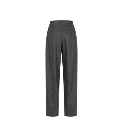 Wool Checked Trousers - Image 2
